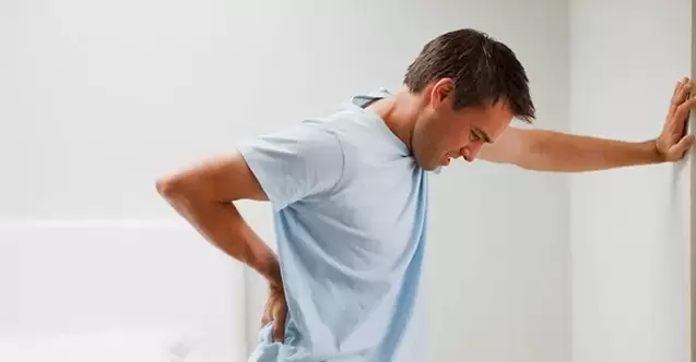 Lumbosacral pain in men is a sign of chronic prostatitis