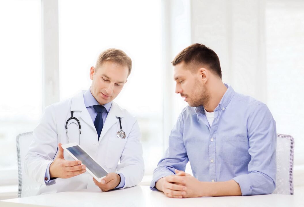 Doctor appointment for prostatitis