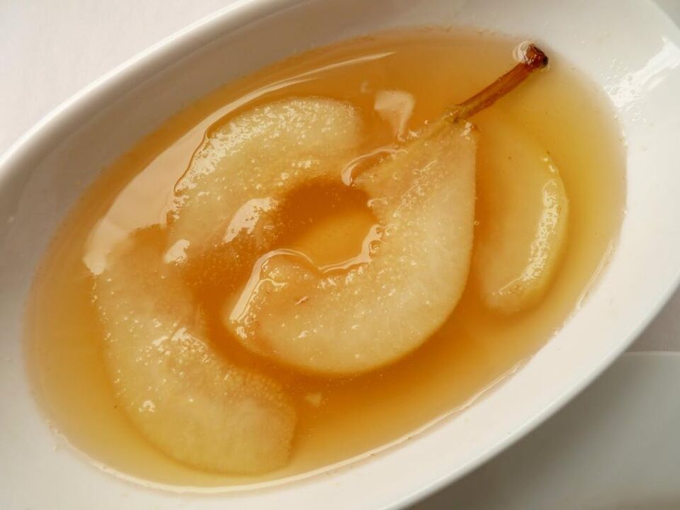 For patients with prostatitis, it is useful to include pear preserves in the diet