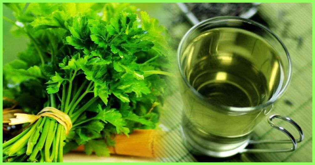 Parsley decoction is a good remedy for prostatitis