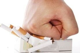 Smoking negatively affects men's body