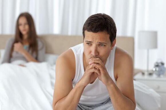 Impotence in men with prostatitis