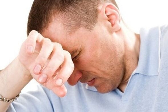 Pain caused by prostatitis